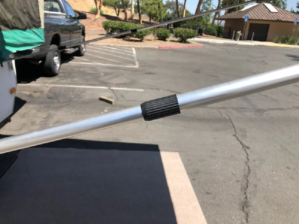 Pop Up Tent Trailer Awning, EZ Lite Campers® Camping Trailer RV Awning 8ft Beige