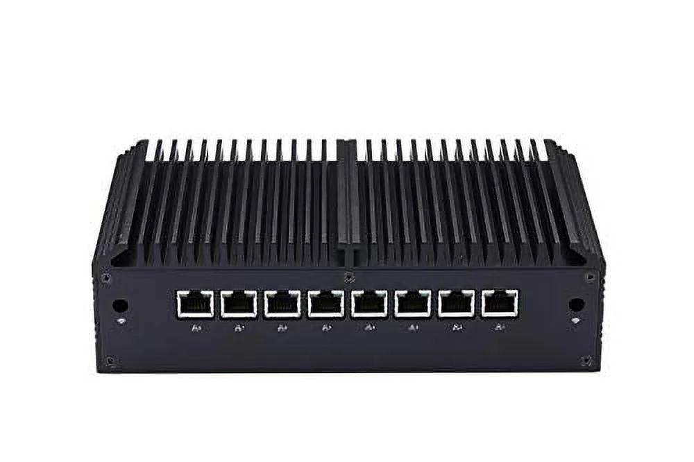 Kettop Fanless Sense Router Mi5500L8 Core I7-5500U 2.4 Ghz (8G Ram 16G Ssd with WiFi) AES-Ni Mini Pc,8 Gigabit Nics,Windows,Linux,Sophos,Vyos,Untangle