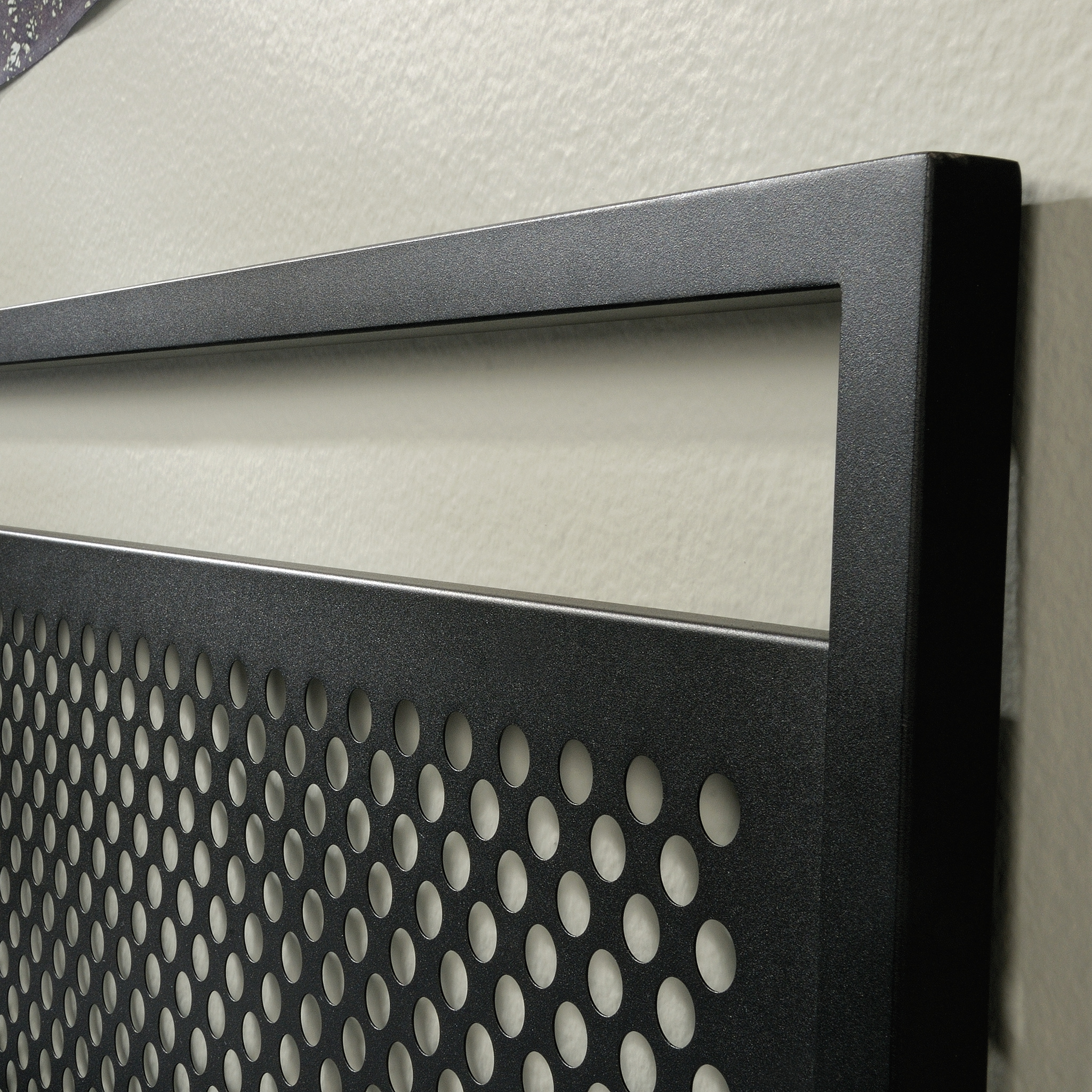 Sauder Boulevard Cafe Twin Headboard, Black Finish