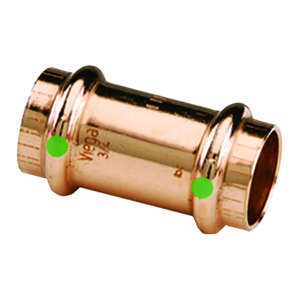 ProPress 1-1/2 Copper Coupling w/Stop - Double Press Connection - Smart Connect Technology [78067]