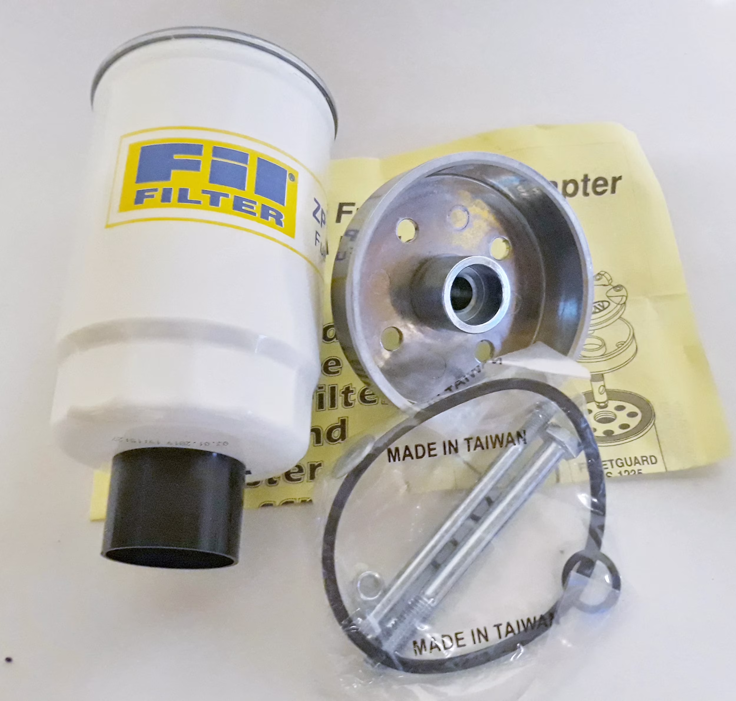CAV Fuel Filter Conversion Adapter Kit to fit Case IH International JCB Kubota John Deere Ford New Holland Kubota  More