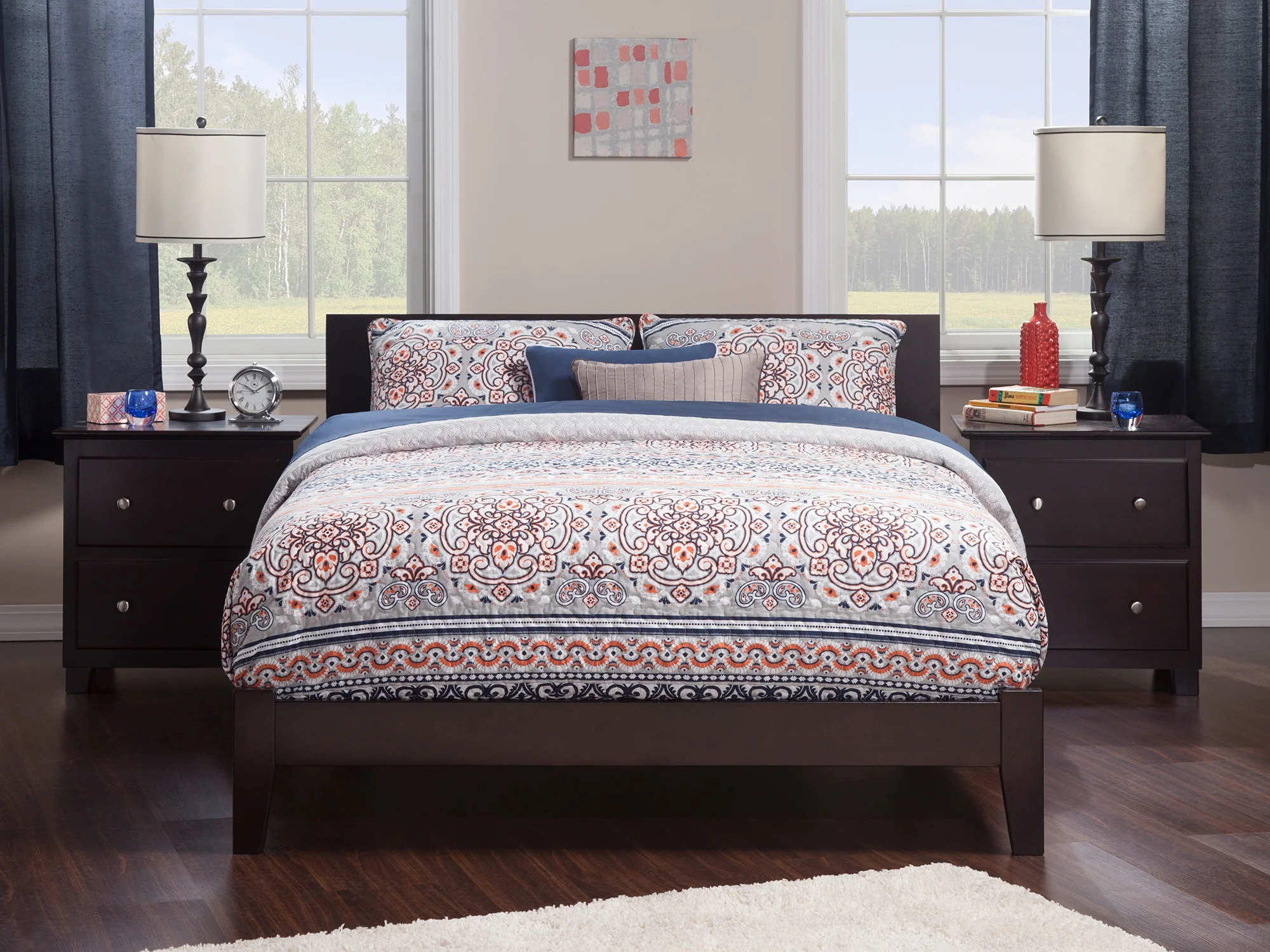 Orlando Queen Traditional Bed in Espresso