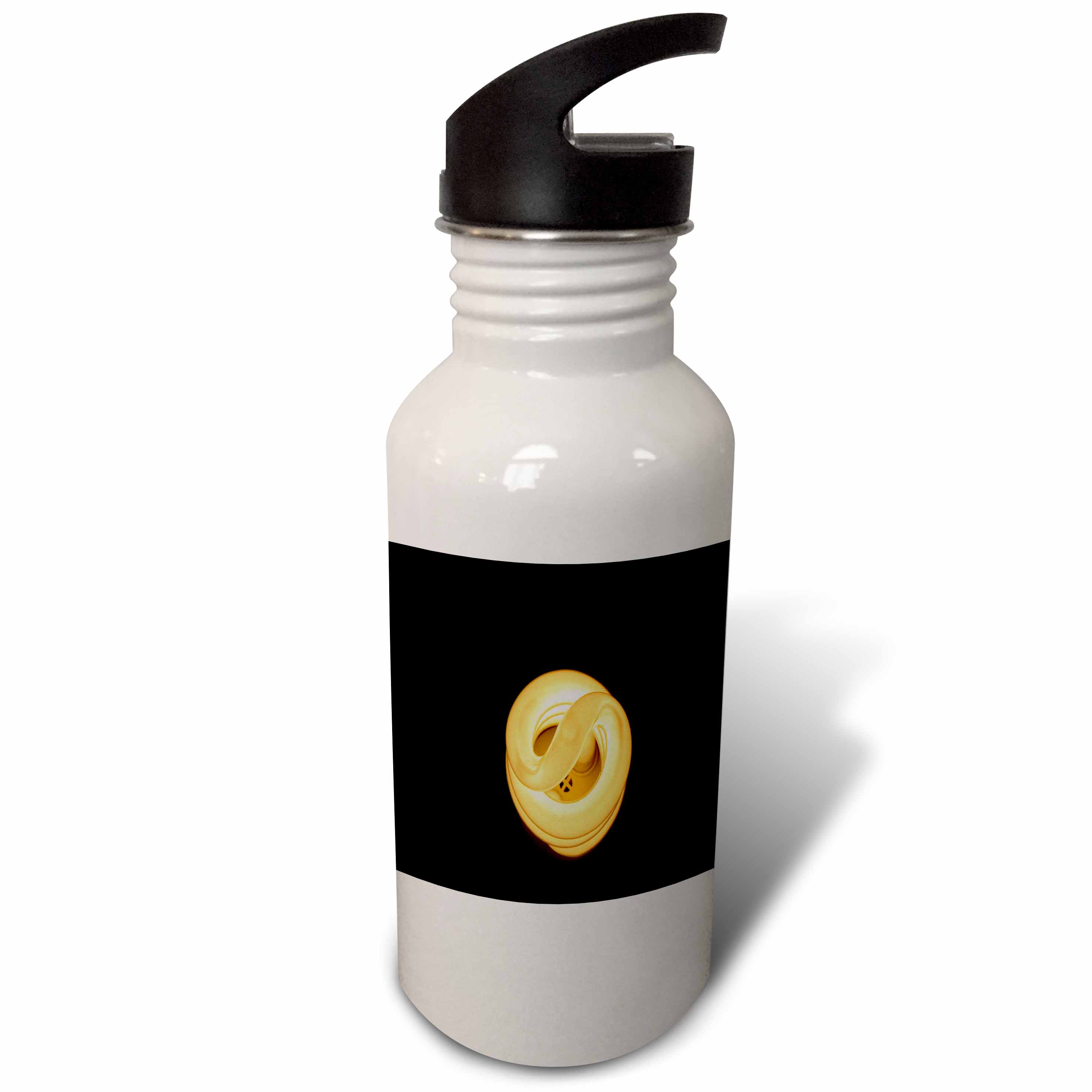 light bulb in the dark 21 oz Sports Water Bottle wb-4669-1