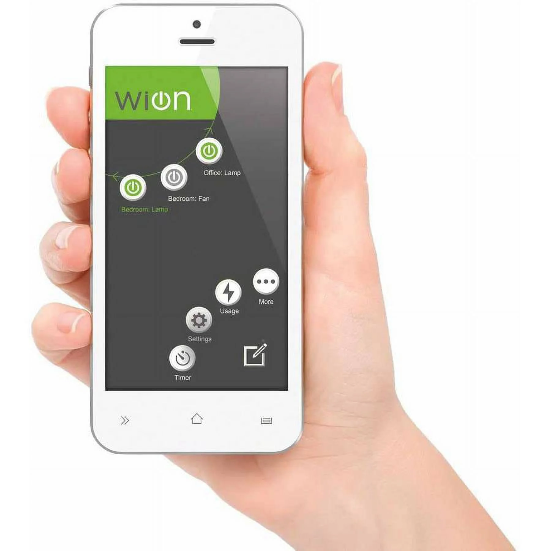 WiOn 50055 Smart Outlet, No Hub Required