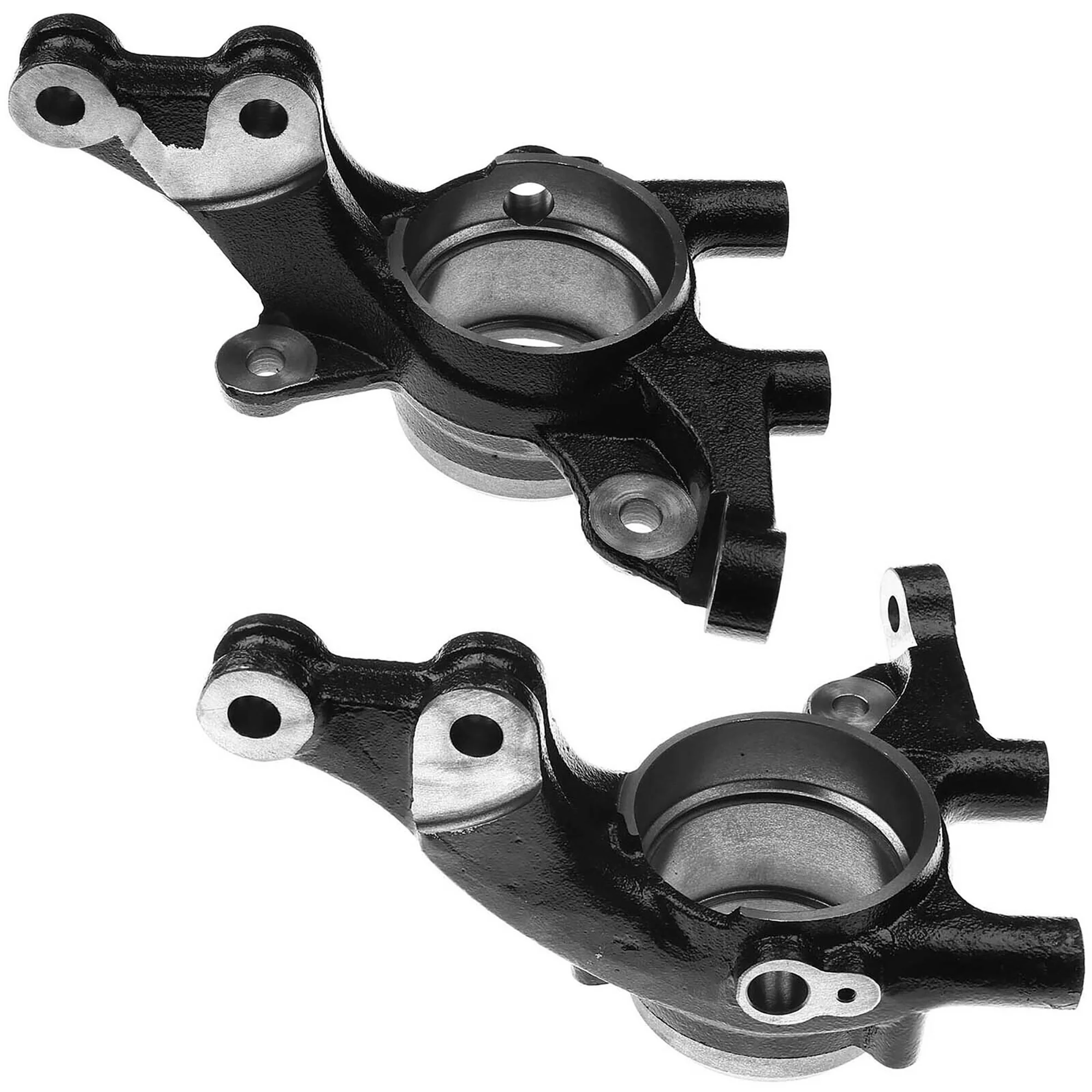 2PCs of Front Left Driver & Right Passenger Side Steering Knuckle Compatible with 2007-2012 Hyundai Elantra Replace Compatible with 697-936 697-937 517152H100 517162H100