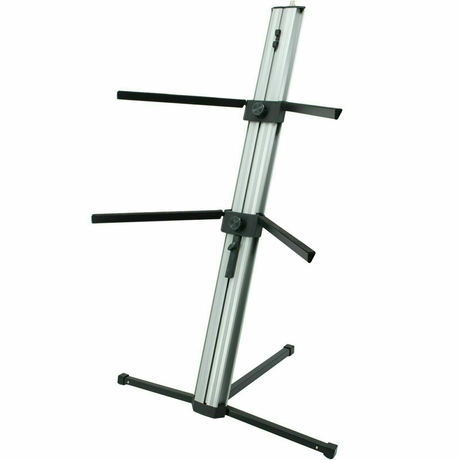 MR DJ Professional KS1000 Keyboard Stand Professional 2-Tier Column Keyboard Stand W 5/8