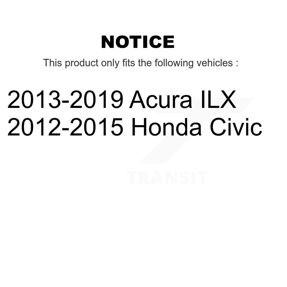 Transit Auto - Front Left (Driver) Steering Tie Rod End & Boot Kit For Honda Civic Acura ILX KTB-100480