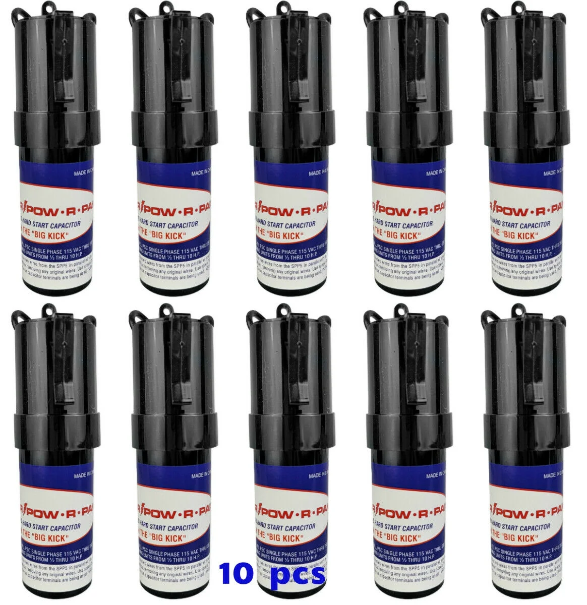 10 PCS of Hard Start Super Boost SPP5 HVAC Relay and Start Capacitor