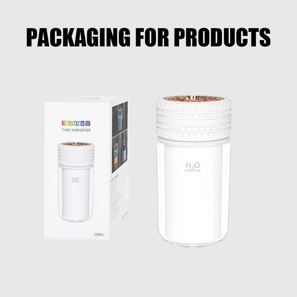 Randolph Creative Tire Humidifier Spray With USB Night Light Tire Air Purifier Humidifier