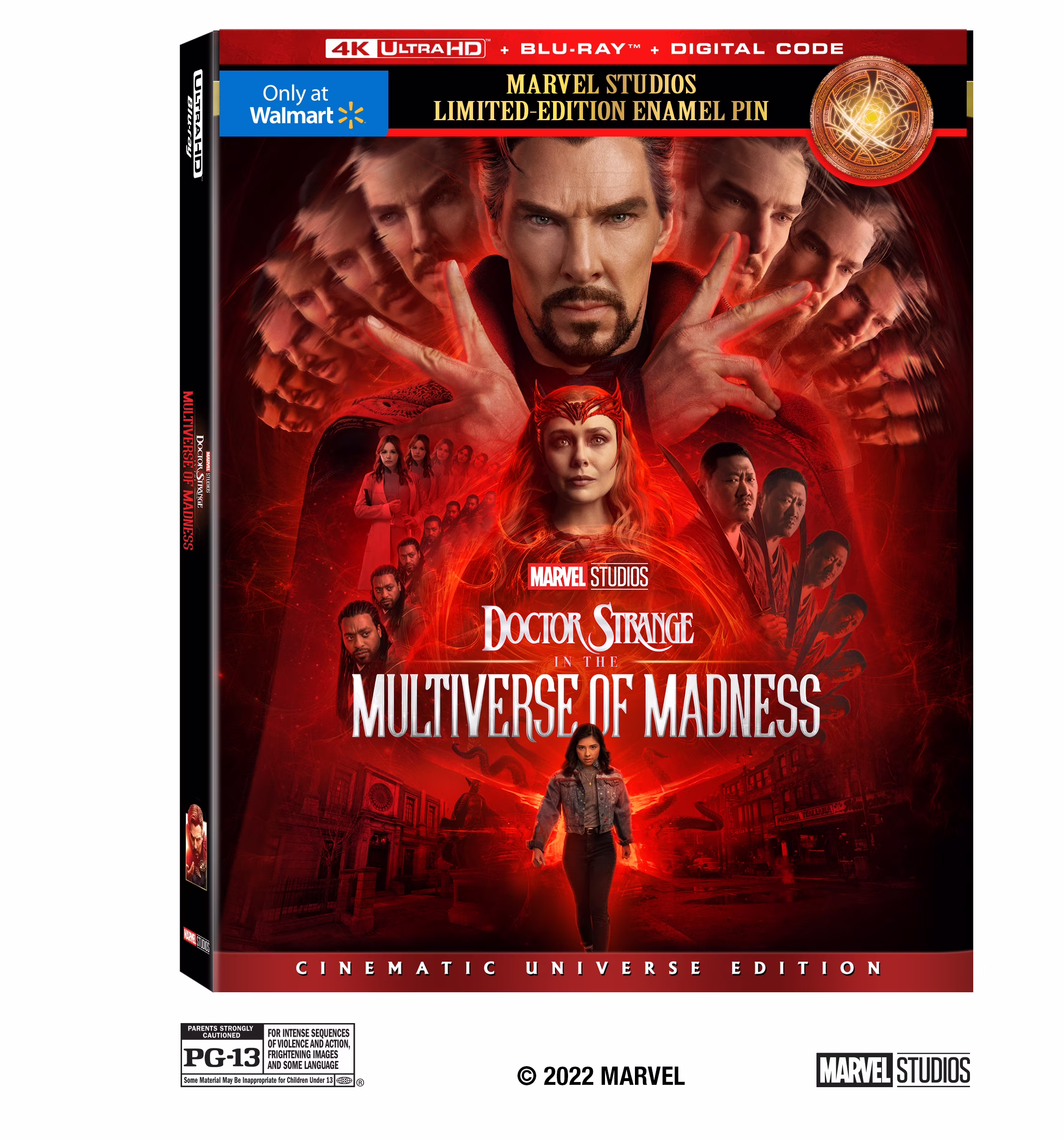 Doctor Strange: In The Multiverse Of Madness Walmart Exclusive (4K Ultra HD + Blu-Ray + Digital Code)