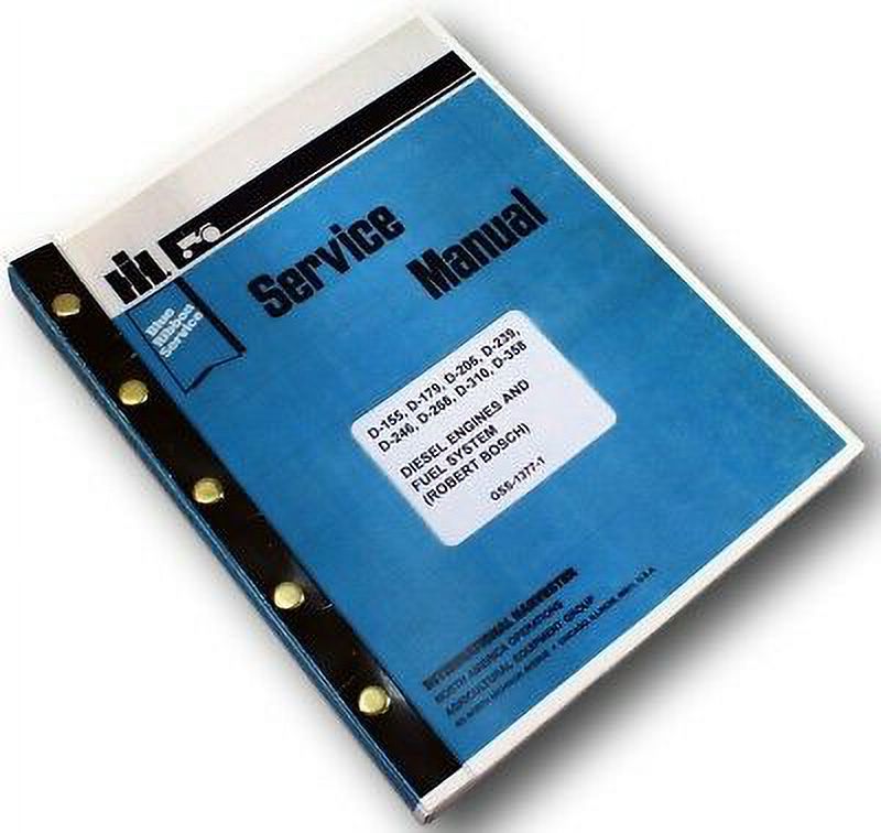 International 2400A 2400B Tractor Diesel Engines Service Repair Shop Manual Pump