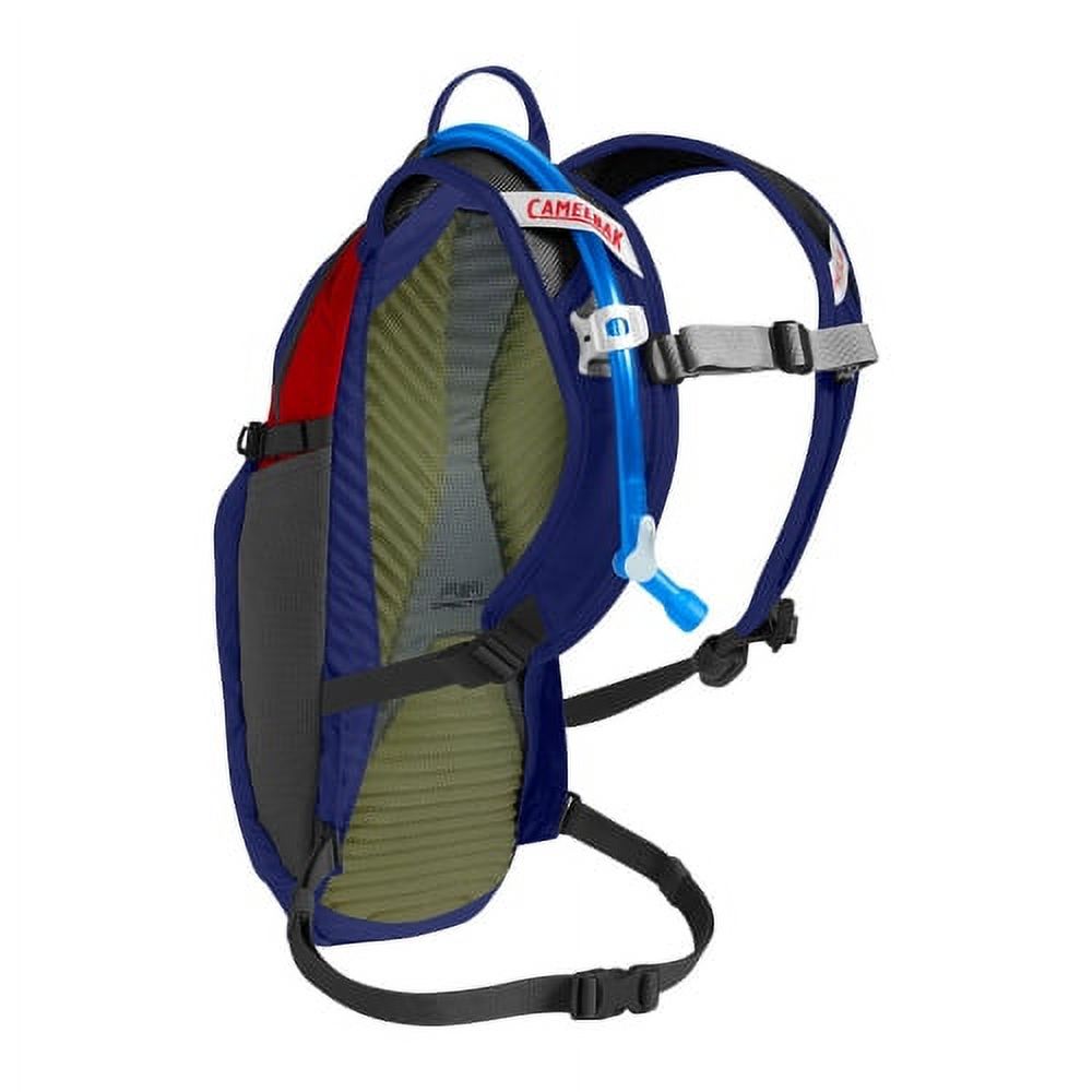 Camelbak 1118405000 Lobo 3l 100oz Blue Red Hydration W/ Crux Reservoir Backpack