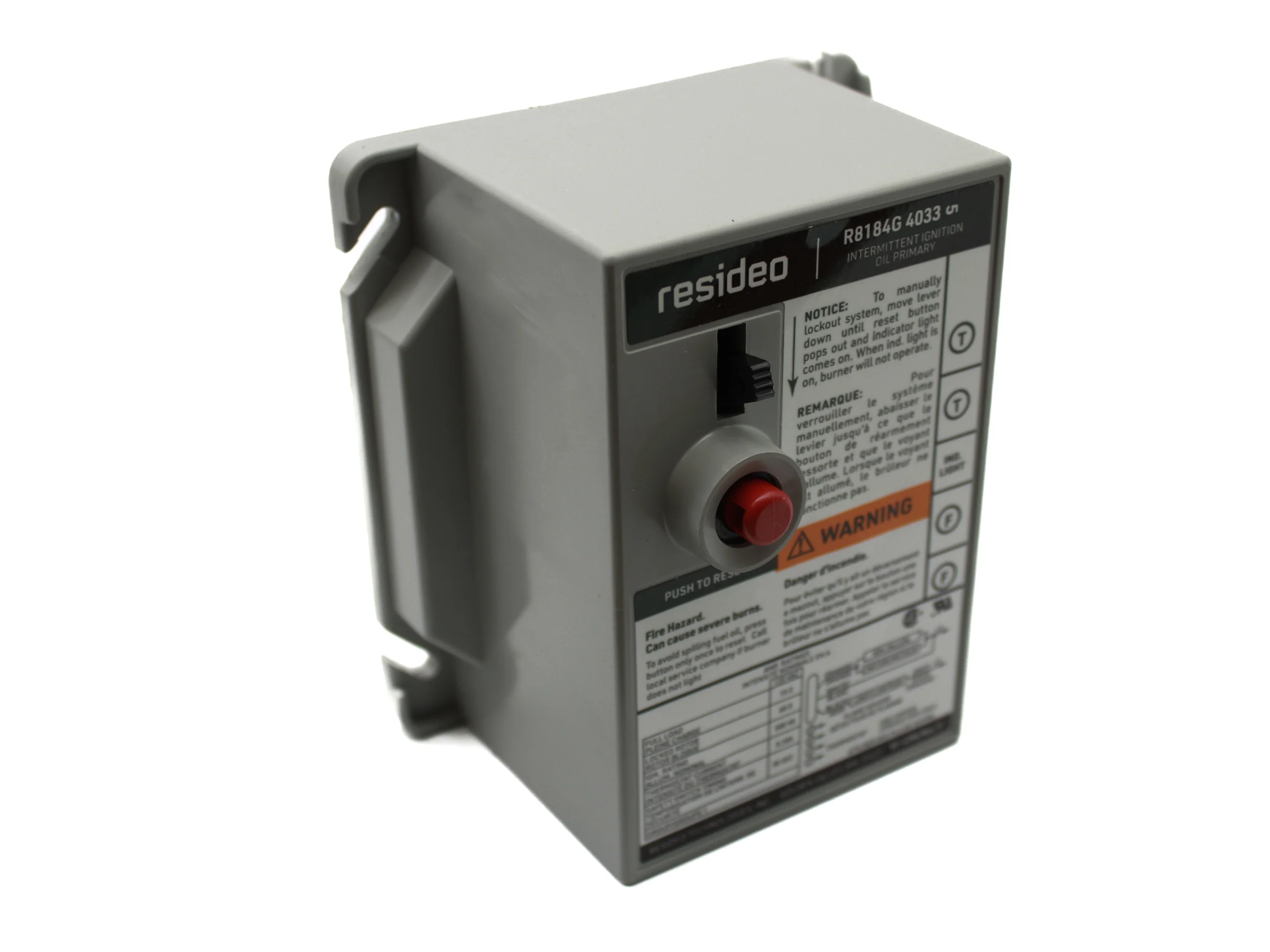 R8184G4033 Honeywell 120V30Secoilprimaryctrl,Mantrp OEM R8184G4033