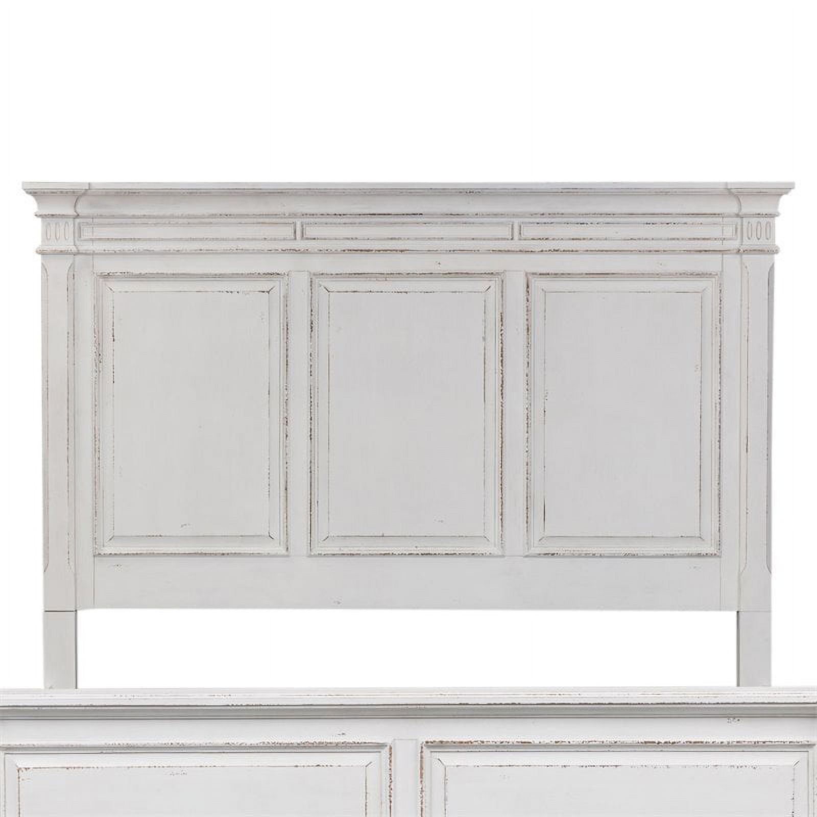 Abbey Park White King Panel Headboard