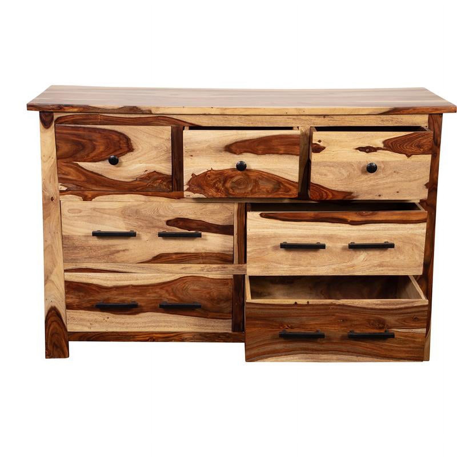 Missoula Solid Sheesham Wood 7 Drawer Dresser