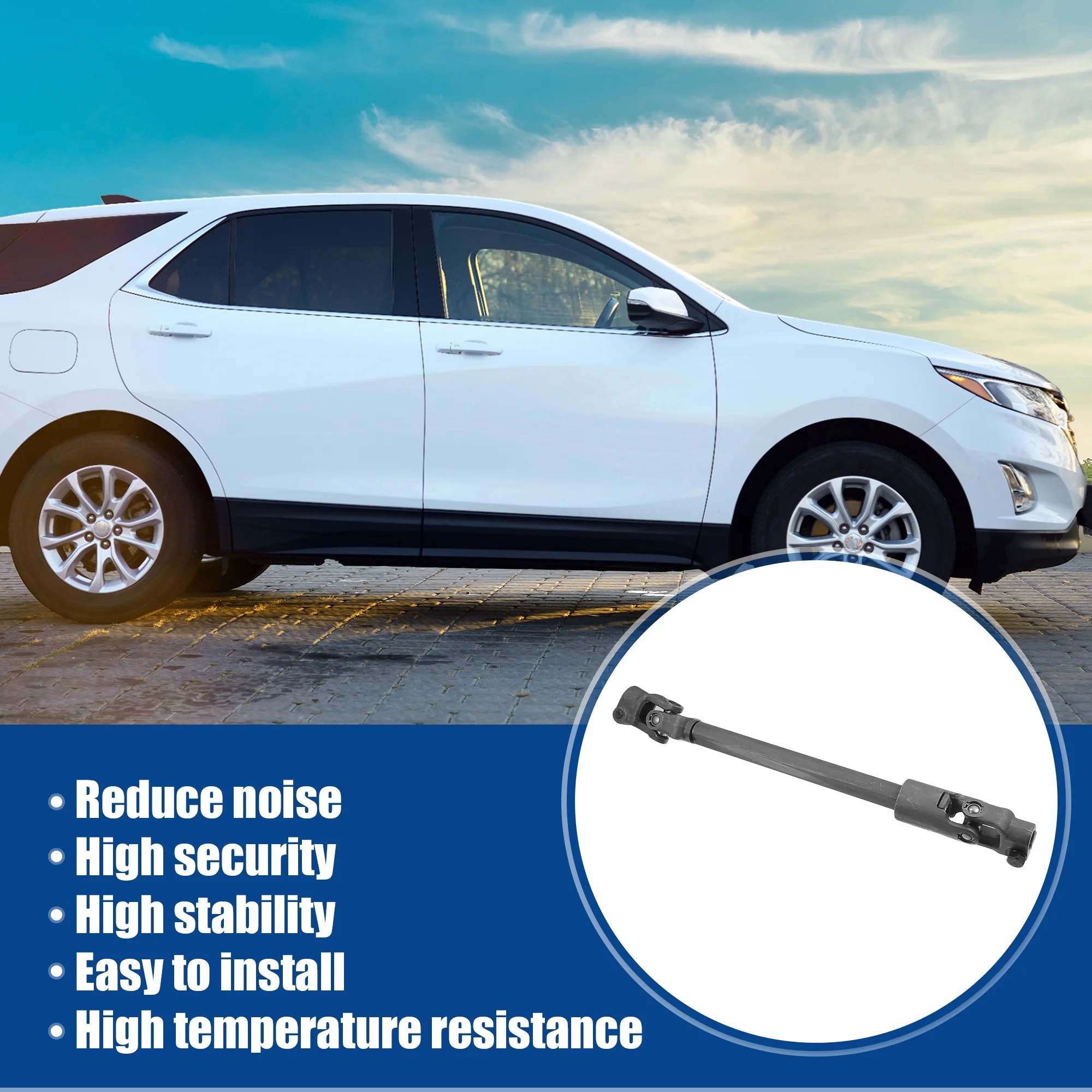 Unique Bargains Intermediate Steering Column Shaft Fit for Chevrolet Express 1500 2002-1996 No.19316649