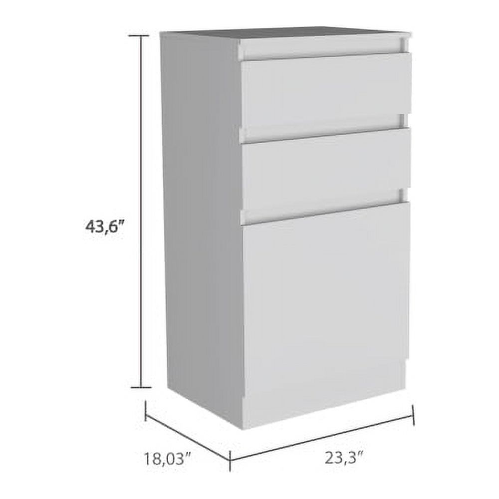 2-Drawer Dresser White