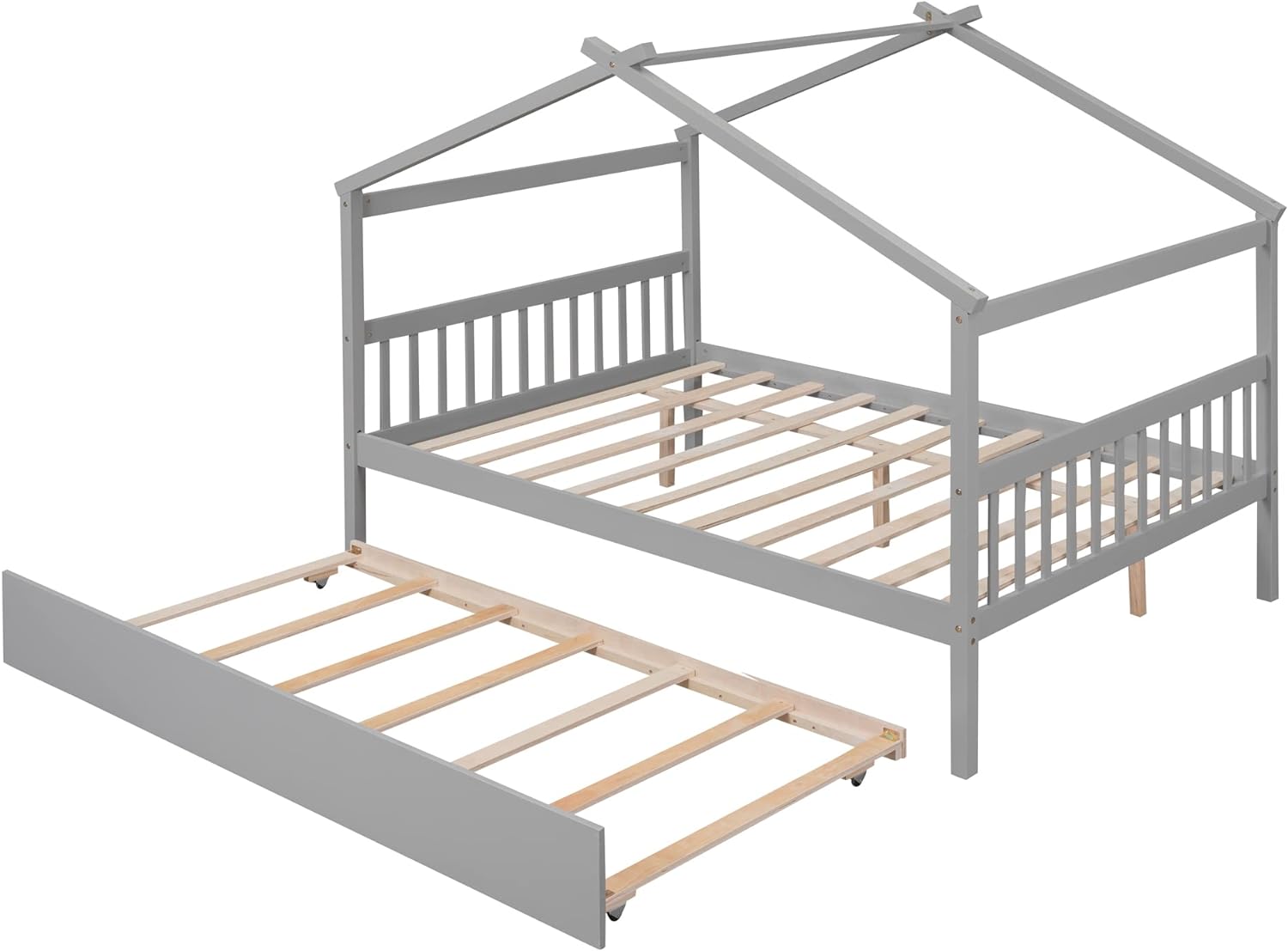 Full House Bed Frame With Trundle