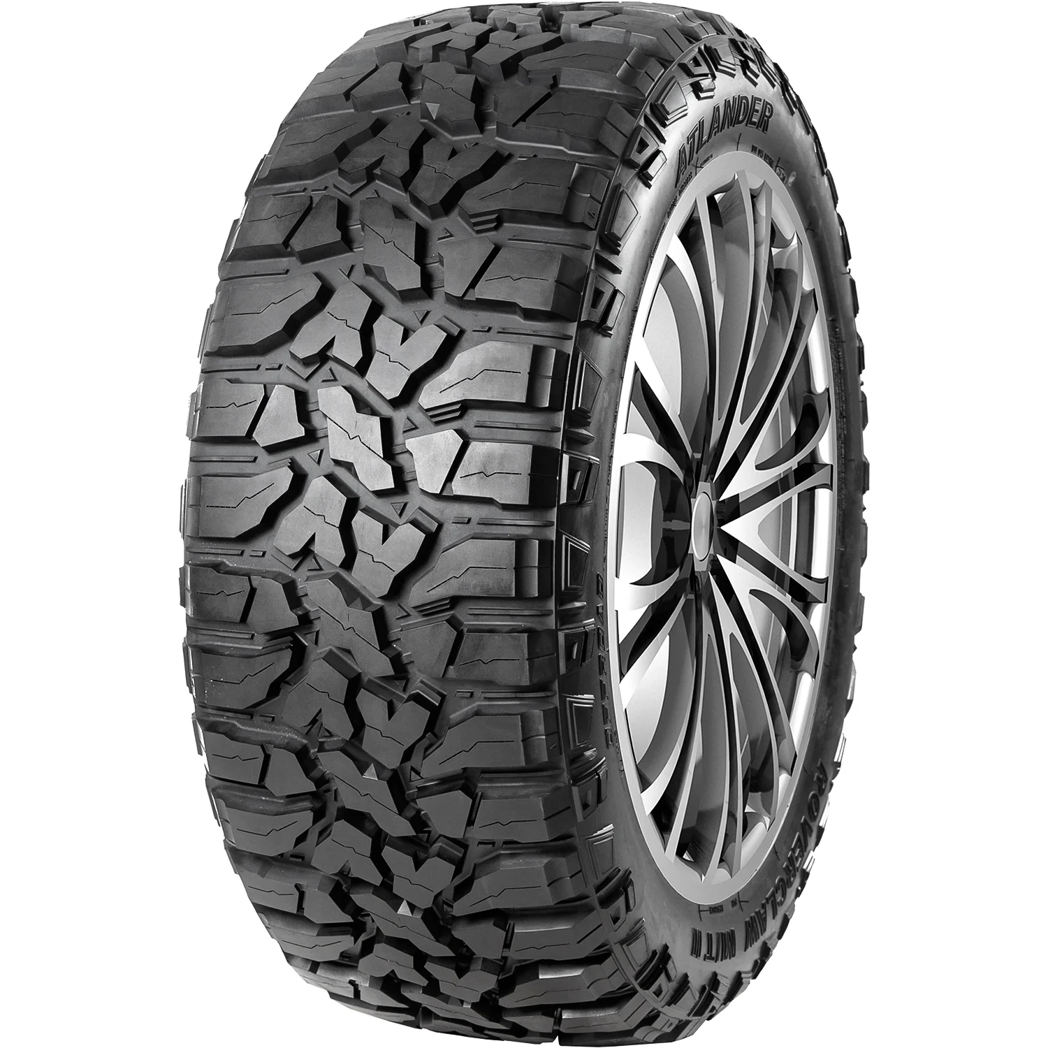 Atlander Roverclaw M/T II LT 33X12.50R20 Load E 10 Ply MT Mud Tire