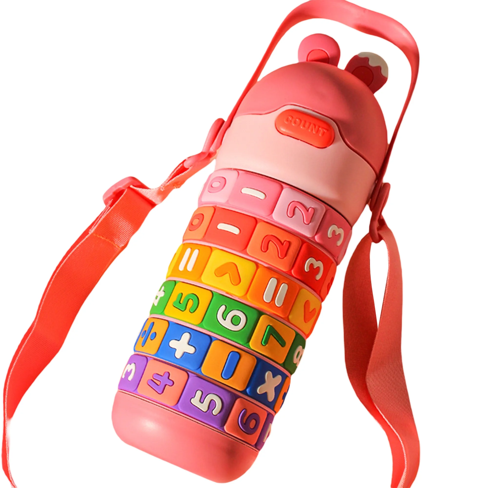 430ml Insulated Kids Water Bottle Thermal Stainless Steel Insulated Water Bottle With Straw