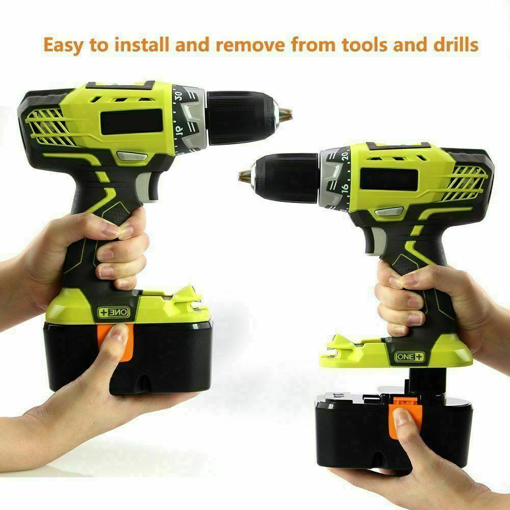 P100 4.0Ah Ni-Mh Replacement Battery Compatible with Ryobi One+ 18V Battery P100 P101 P102 P103 P104 P105 P107 P108 P109 with P117 Replacement Charger