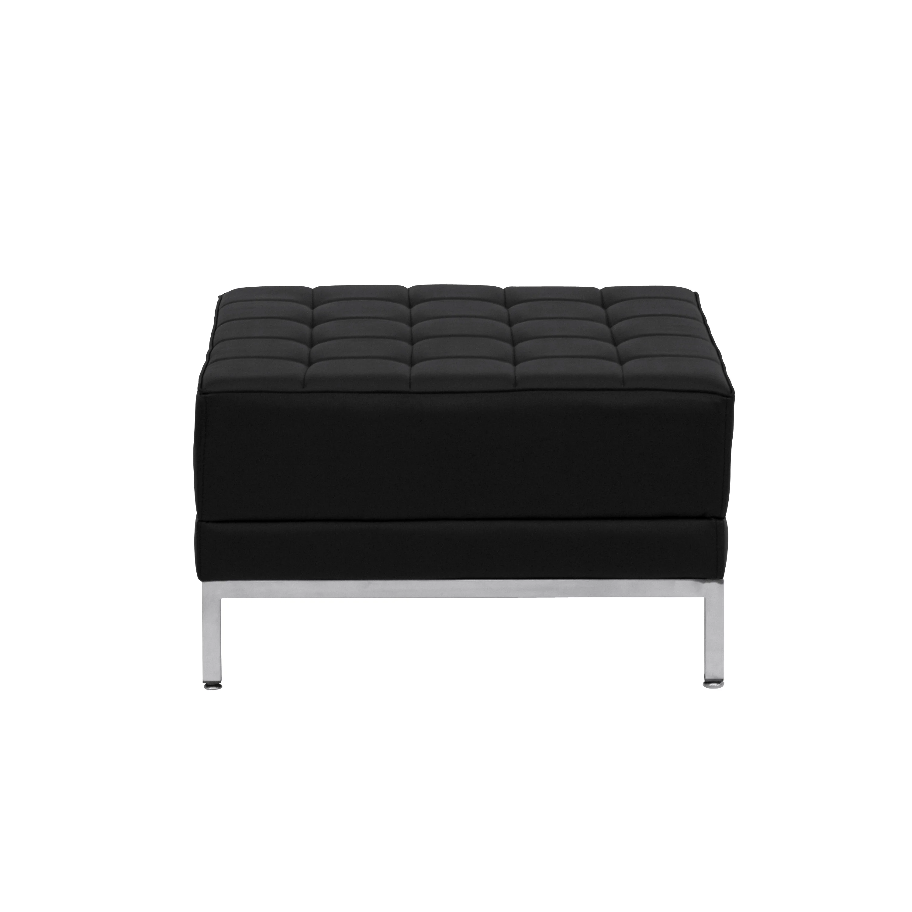 Flash Furniture HERCULES Imagination Series Black LeatherSoft Ottoman