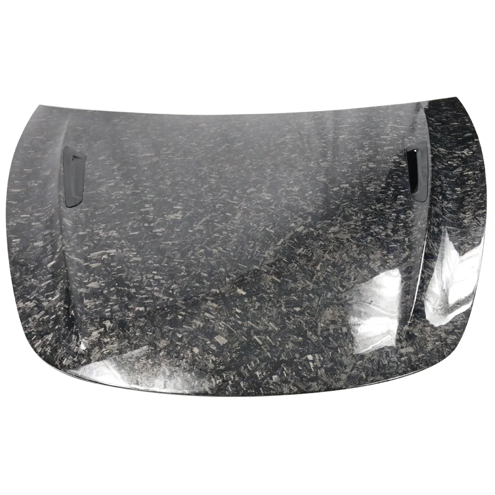 Ikon Motorsports Compatible with 17-23 Tesla Model 3 Front Hood Bonnet Shell Cover Panel Forged Carbon Fiber