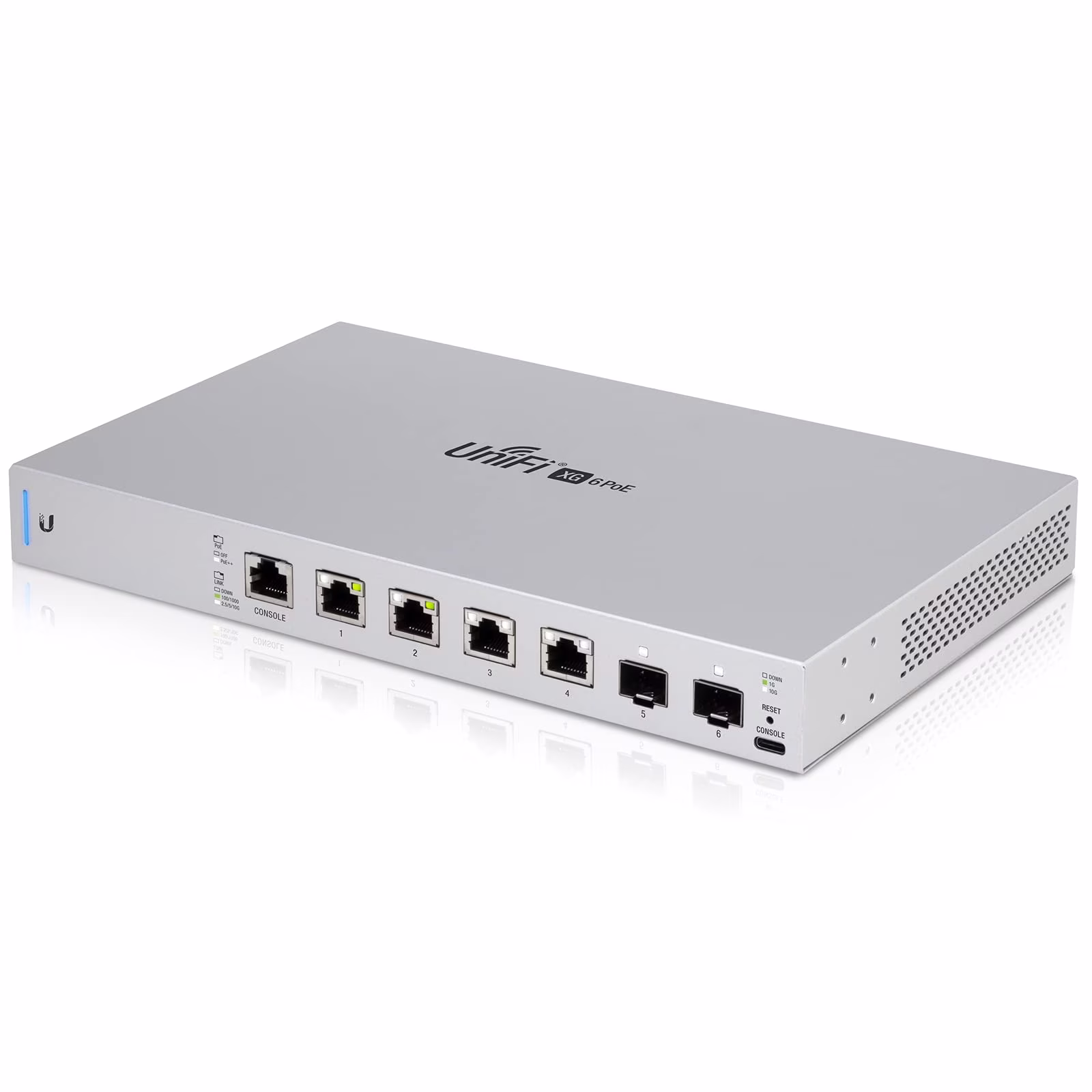 Ubiquiti Networks UniFi Switch 6 XG PoE, 10G 6-Port Switch with 802.3bt PoE++ (US-XG-6POE)