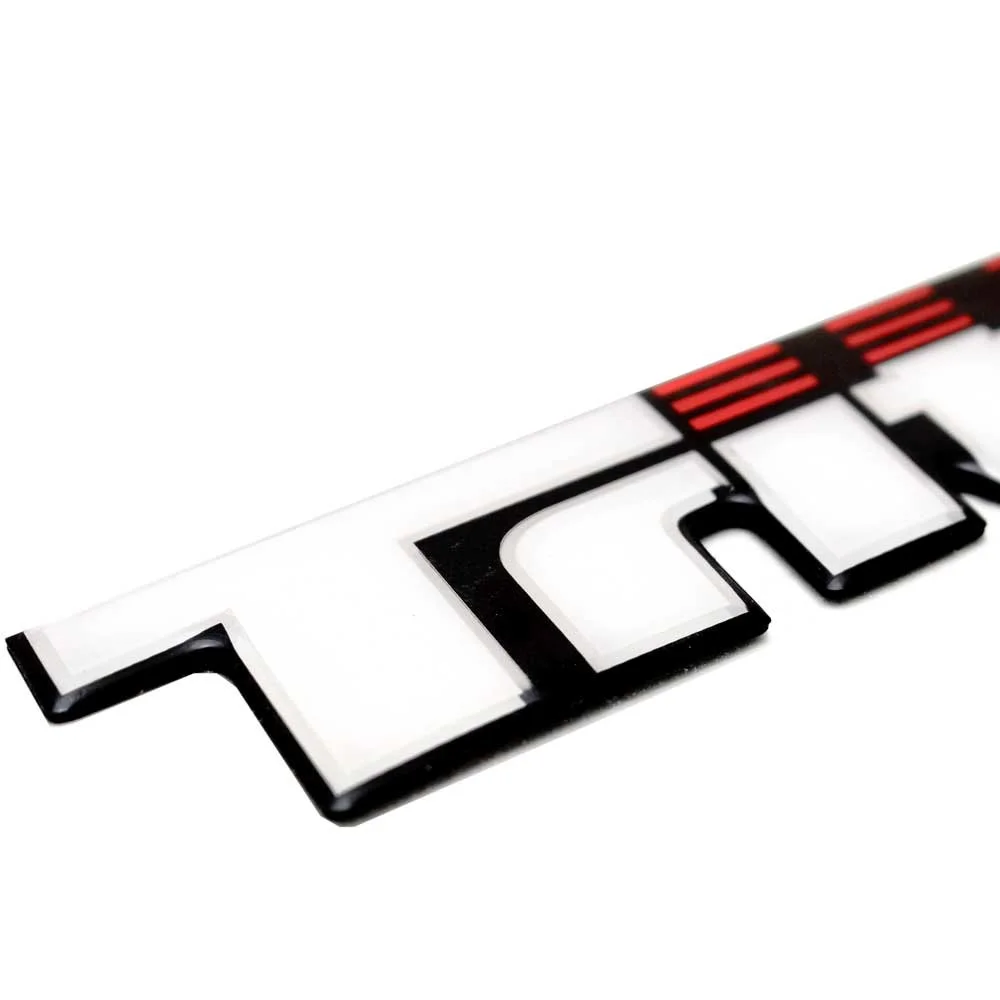 Triton Boat Raised Decal 200355 | 9 3/4 x 1 7/8 Inch Red White Black