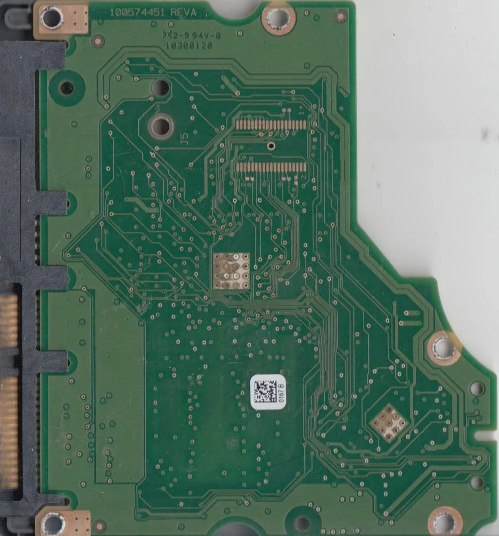 ST31000528AS, 9SL154-023, HP35, 0167 B, Seagate SATA 3.5 PCB