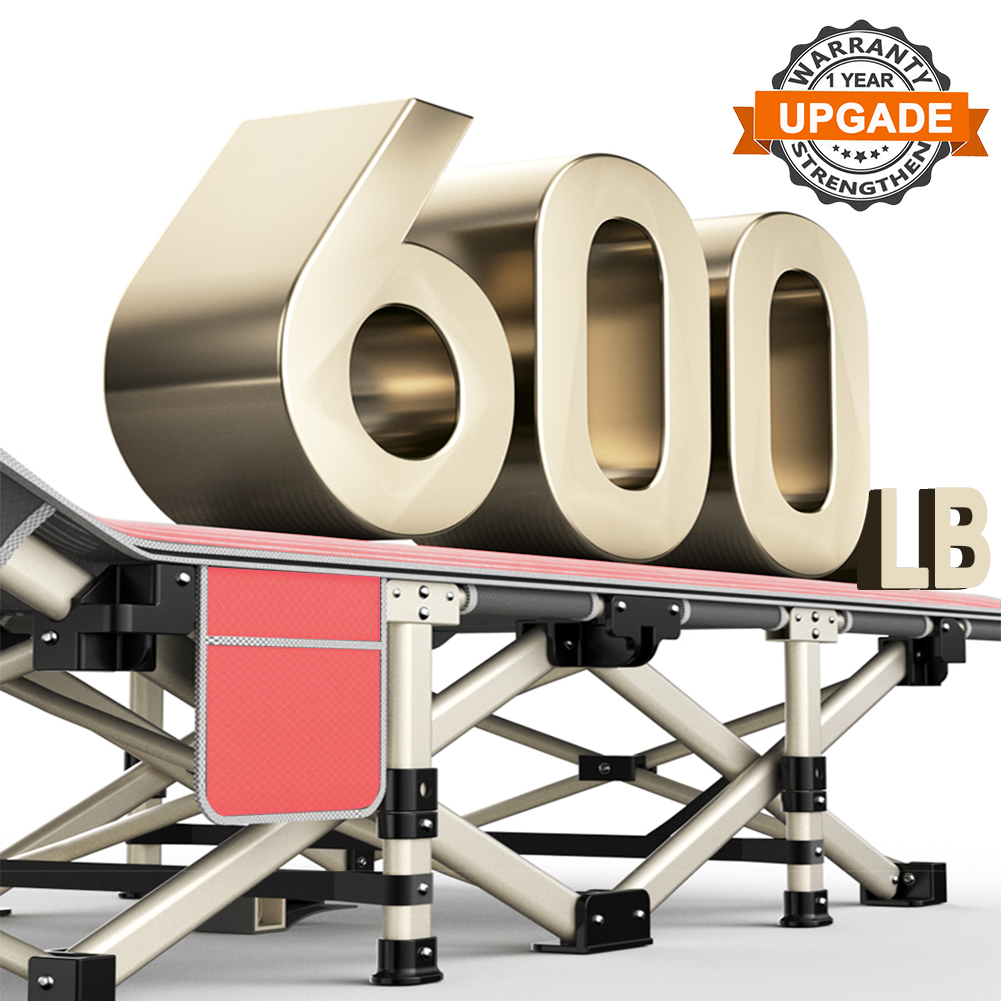 Lilypelle Folding Camping Cot for Adult，Portable Fold Up Cot， Sleep Cot for Home/Office/Hospital