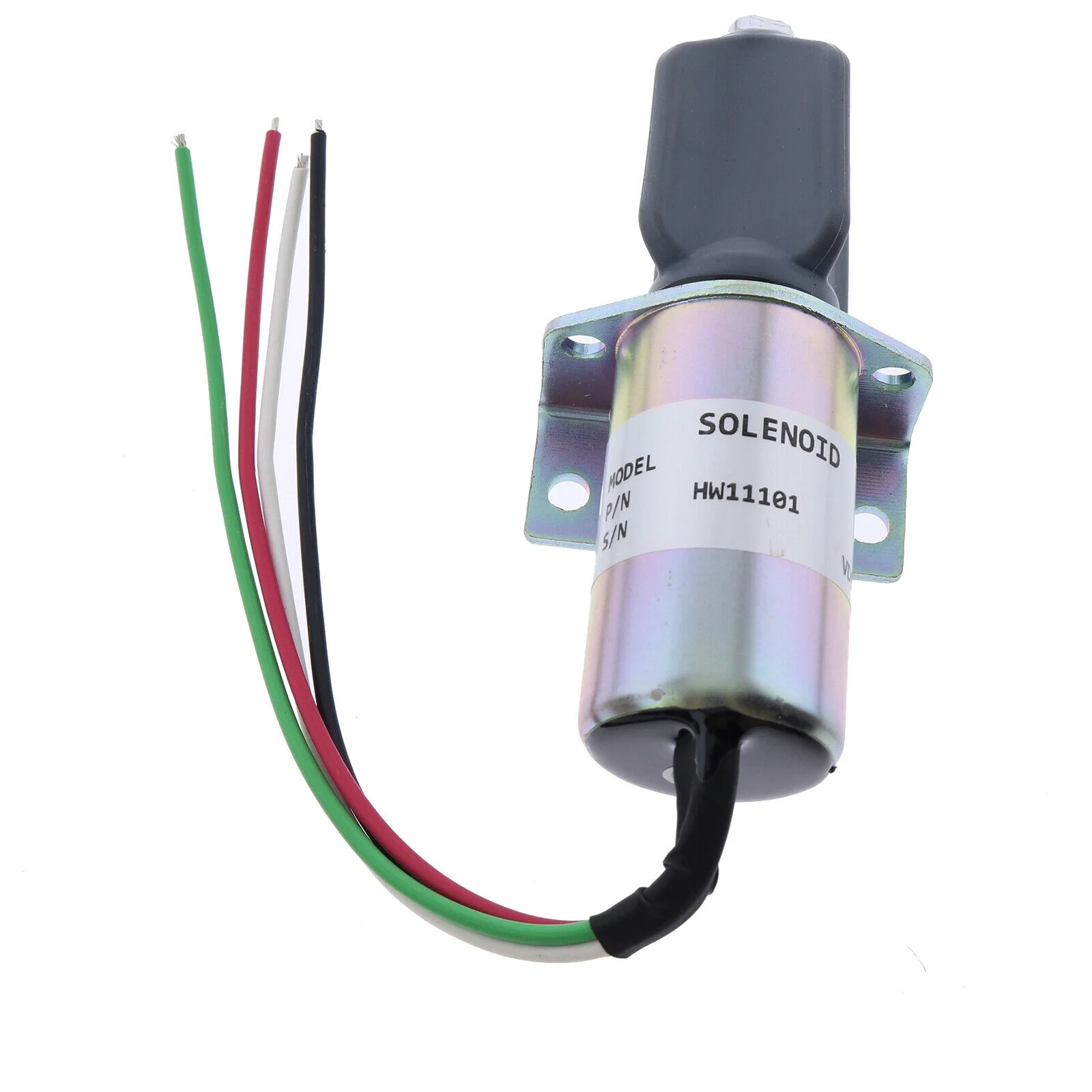 EHEParts 12V Exhaust Solenoid 10138PRL 1502-12C 4 Wires for Corsa Electric Systems
