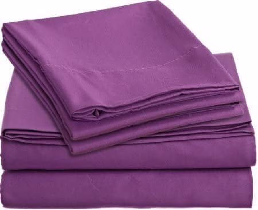 Sleeper Sofa Bed Sheet Set -100% Egyptian Cotton Sheets, Best- Solid Fits Mattresses Up to 5