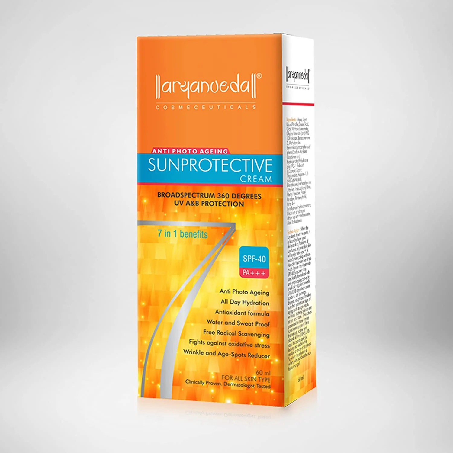 Aryanveda SPF 40 with Anti Photo Ageing, 60 g