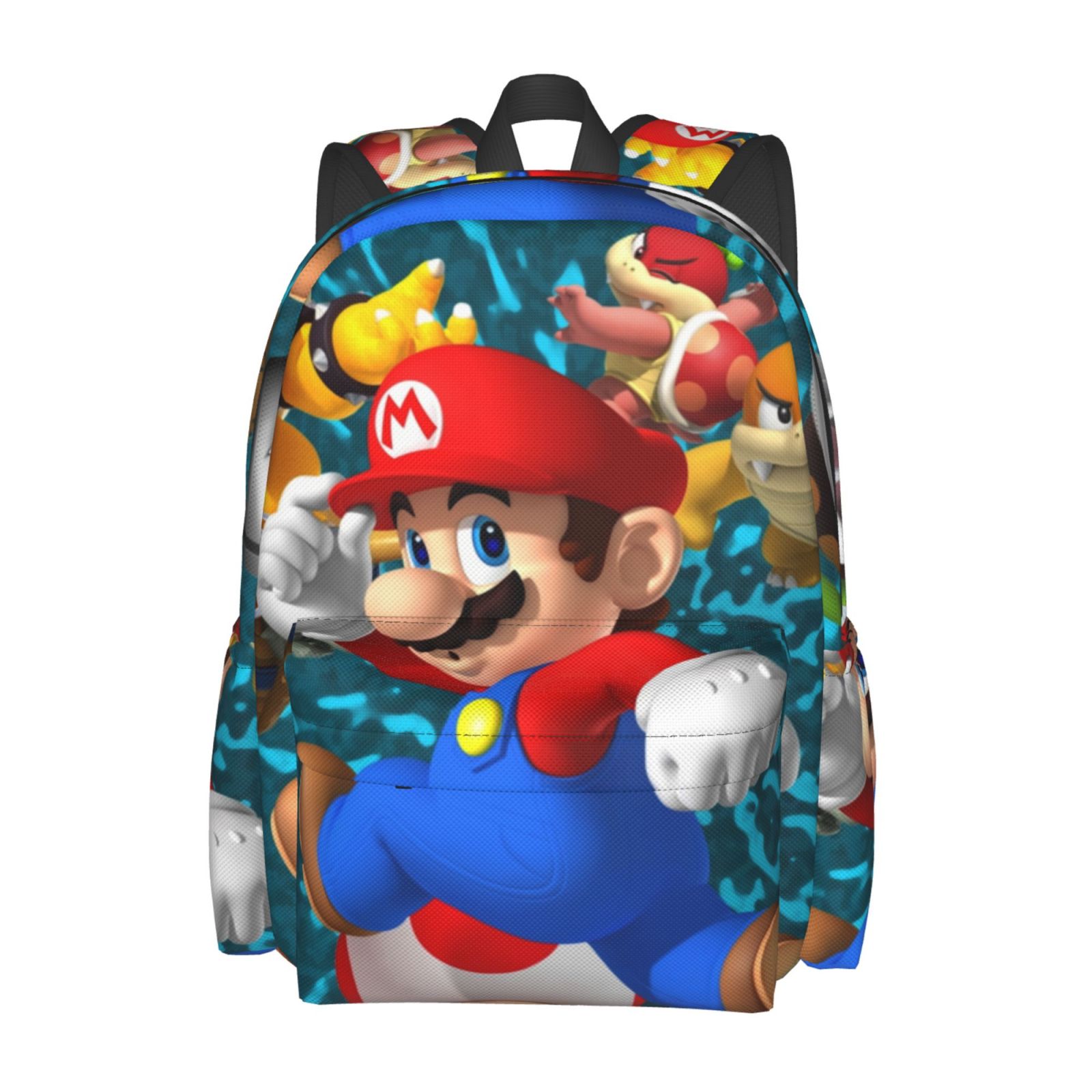 Super Mario Brothers Backpack Laptop Daypack School Shoulders Knapsack Girls Boys Travel Bookbag Unisex Large Capacity Satchel