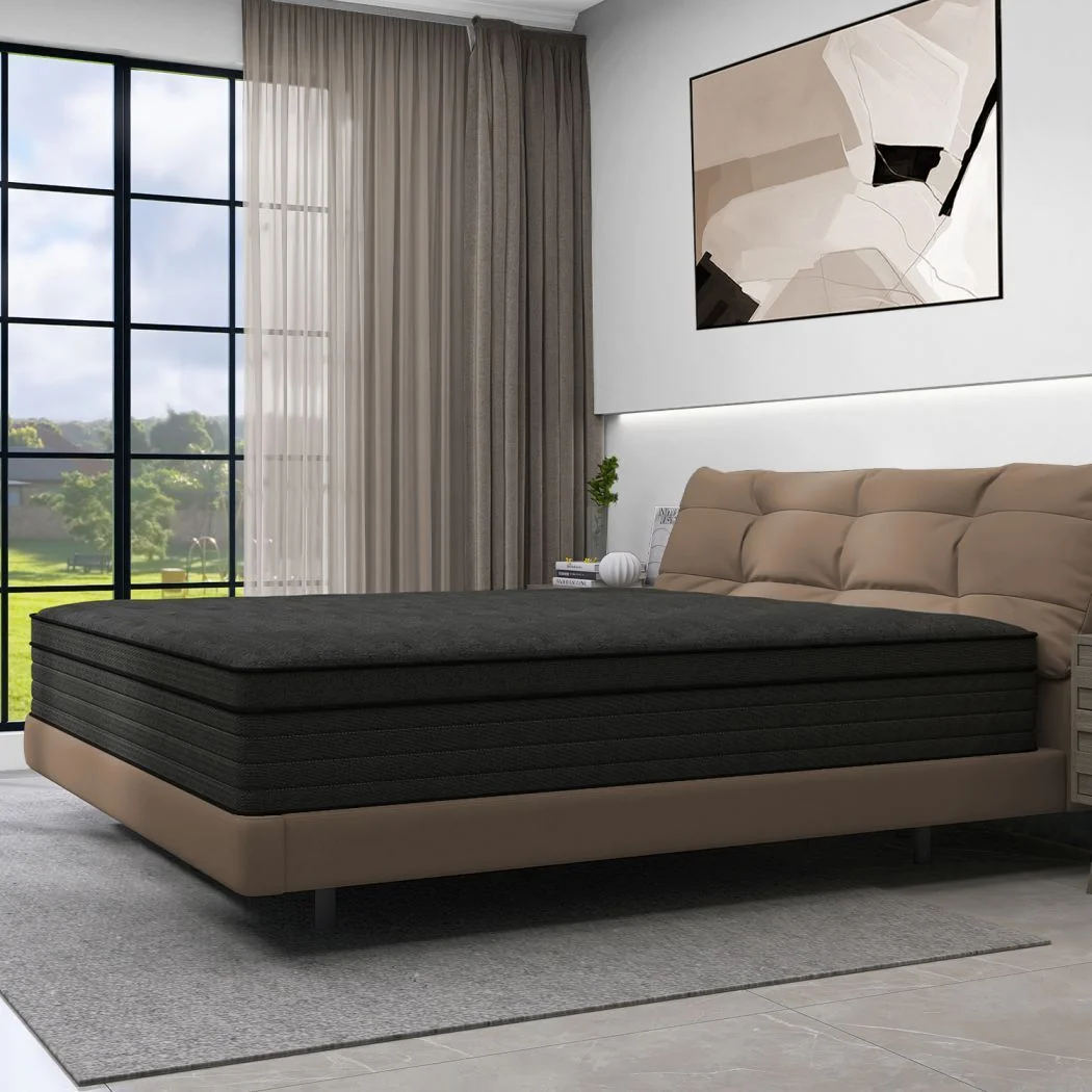 Full Mattress, 14 Inch Memory Foam Mattress in a Box, Individual Pocket Spring Mattress with Motion Isolation and Pressure Relief, Medium Firm, CertiPUR-US