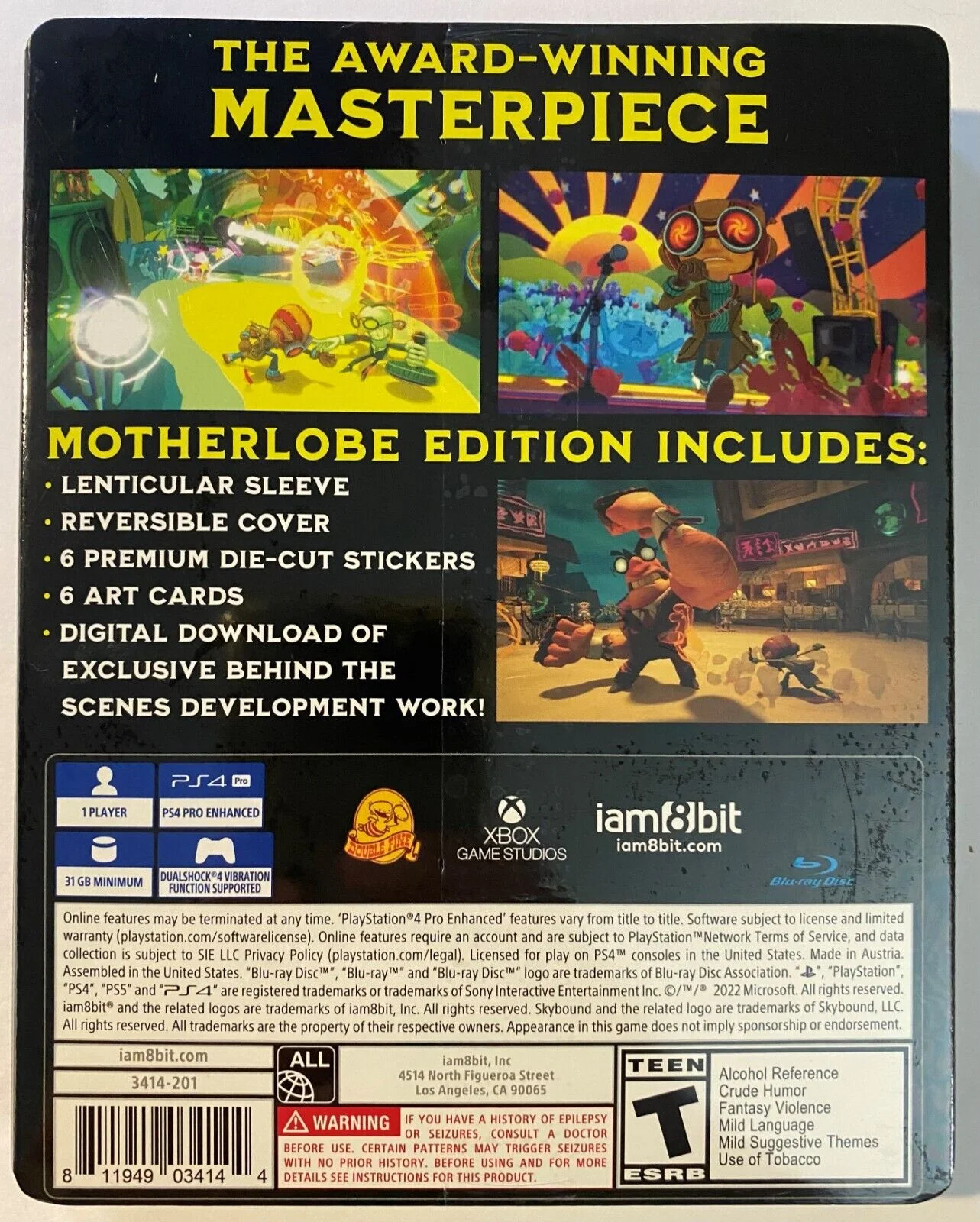 Psychonauts 2: Motherlobe Edition (Sony PlayStation 4, 2021)