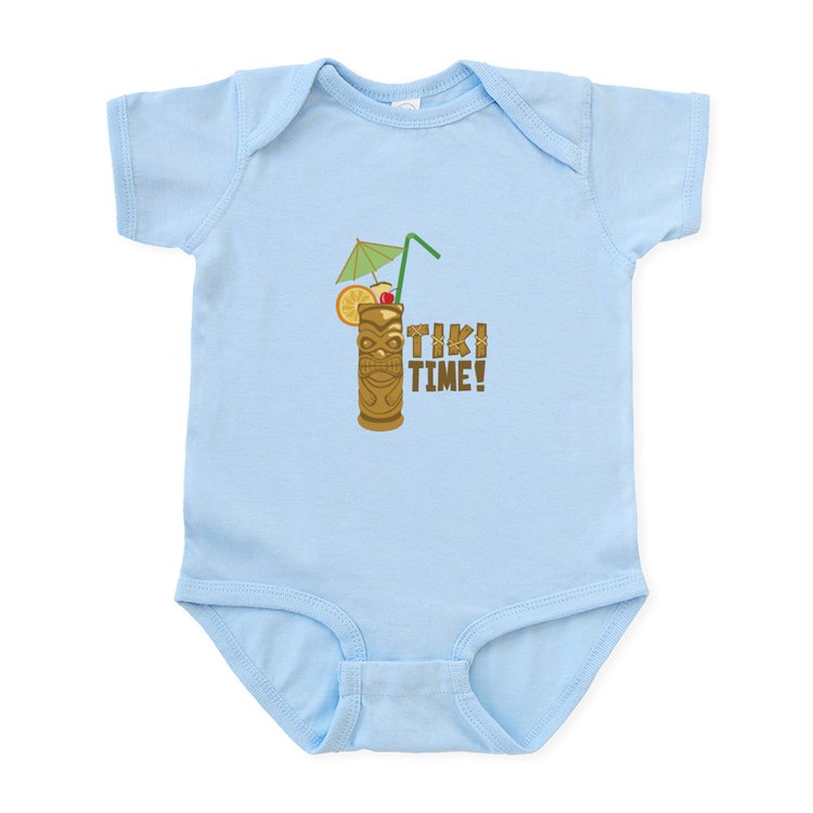 CafePress - Tiki Time! Body Suit - Baby Light Bodysuit, Size Newborn - 24 Months