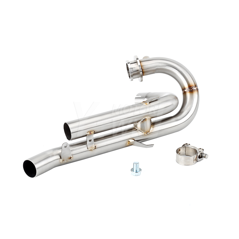XLYWKJ For Triumph Street Scrambler 2017-2021 / Scrambler 900 2022-2023 Motorcycle Exhaust Pipe Muffler Middle Link Pipe, 1-Set