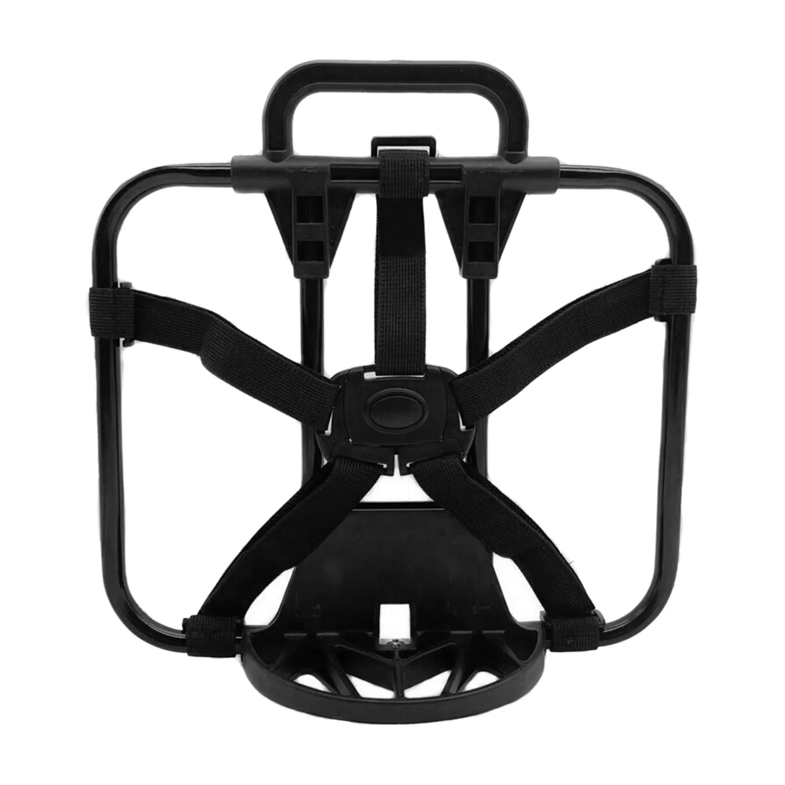 Folding Bike Carrier Bracket Cargo Pannier Keeper Front Bag Holder Rack Black 30x25cm