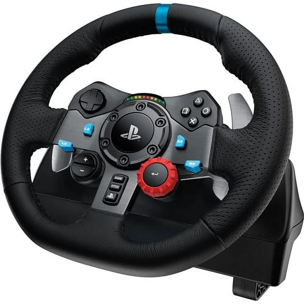 Logitech G29 Driving Force Racing Wheel with Pedals 24-Point Selection Dial