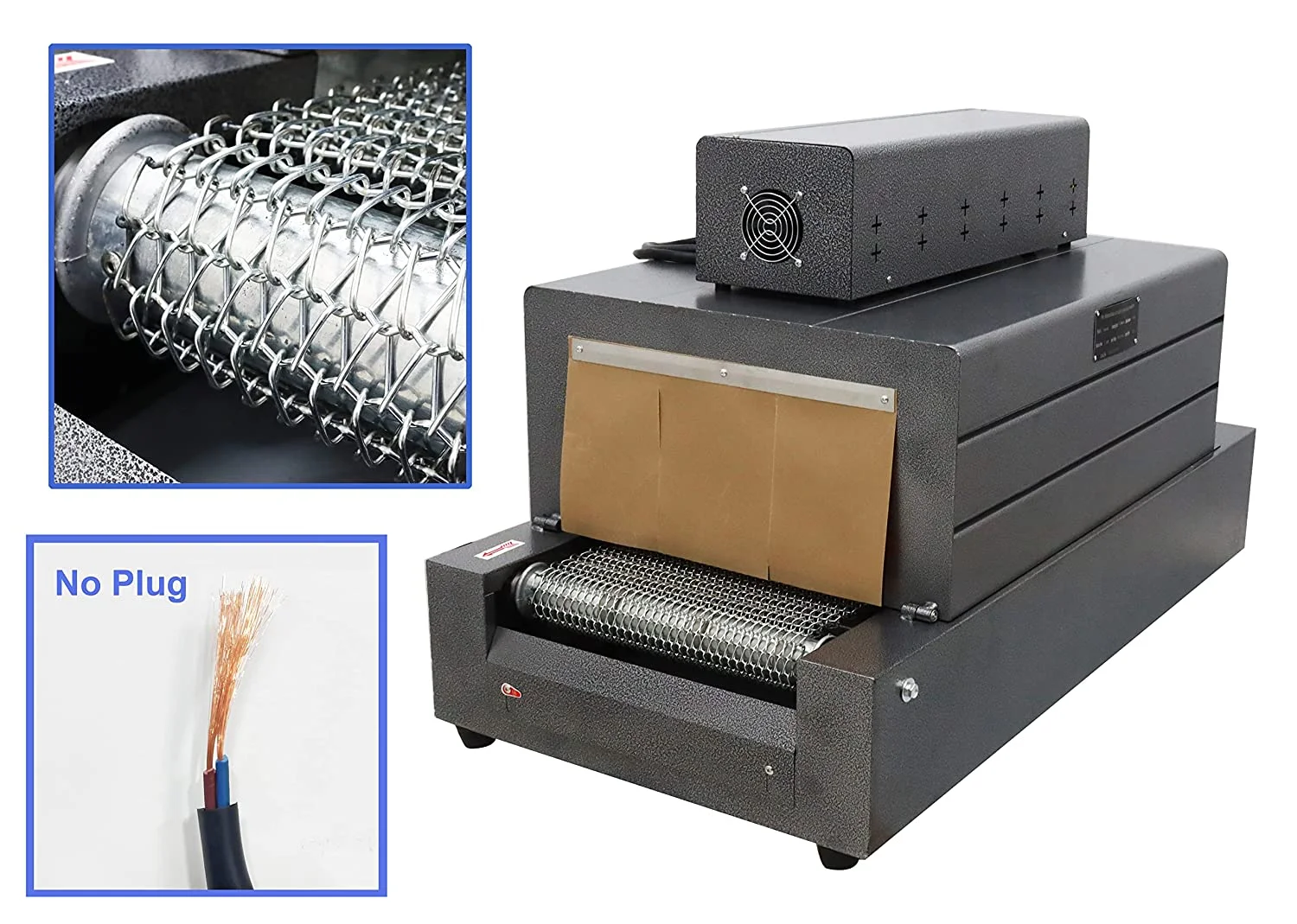 INTSUPERMAI Auto Heat Shrink Wrap Machine Thermal Film Shrink Tunnels Packaging Machine 220V