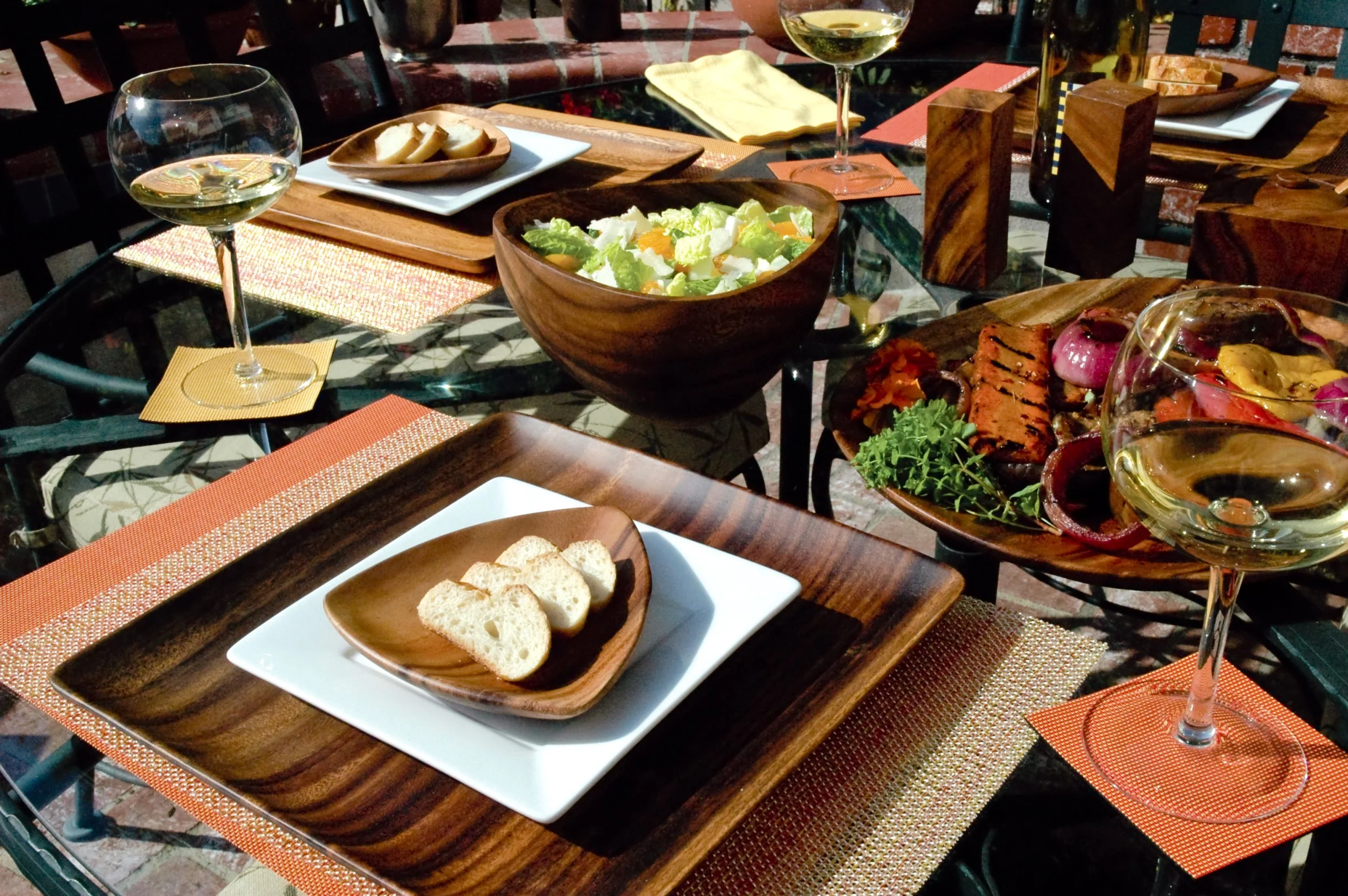 Acacia Wood Square Plate/Tray