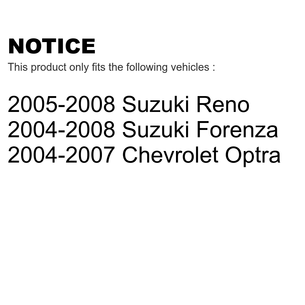 Front Lower Suspension Ball Joints Pair For Suzuki Forenza Reno Chevrolet Optra KTR-101142