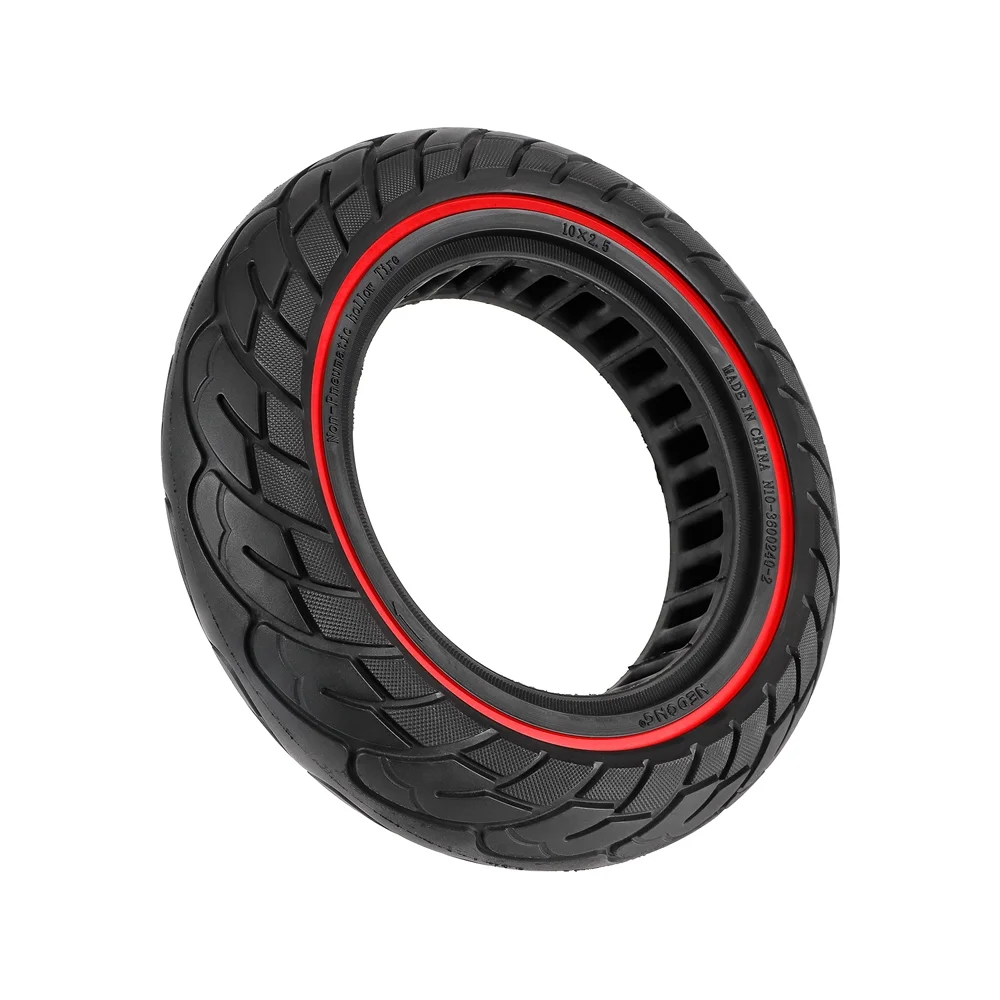 Tomshoo 10x2.5 Inner Hollow Honeycomb Solid Tire 10 Inch Electric Scooter Explosion-Proof Tubeless Tire FrontRear Tire Compatible with Max G30 Electric Scooter 6070-6.5 Tire