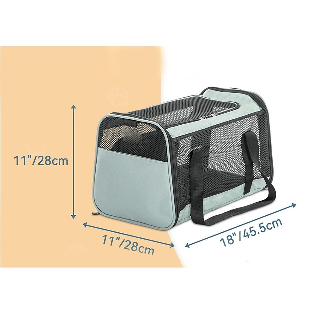 Soft-Sided Dog Carrier Cat Carrier, Lightweight and Collapsible