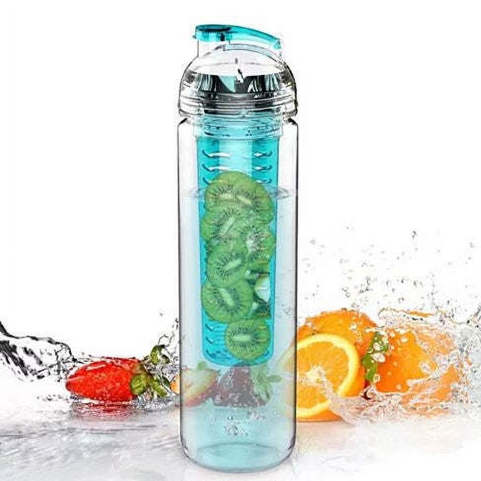 Fruitcola Dome Water Bottle - 1 - Strawberries, Watermelon, Mint, Lemon, Honey - Stay refreshed in style on the go!