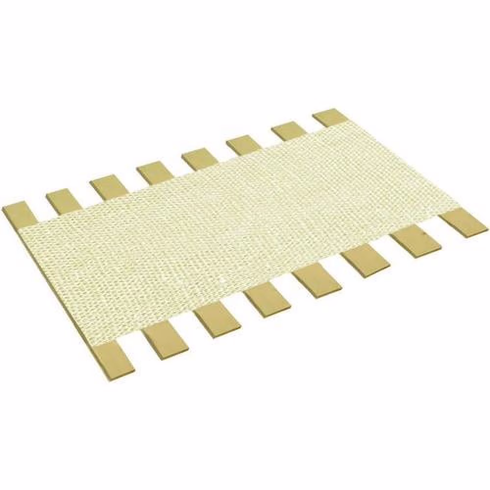 White Burlap Jute Size Bed Slats Bunkie Board Support Roll