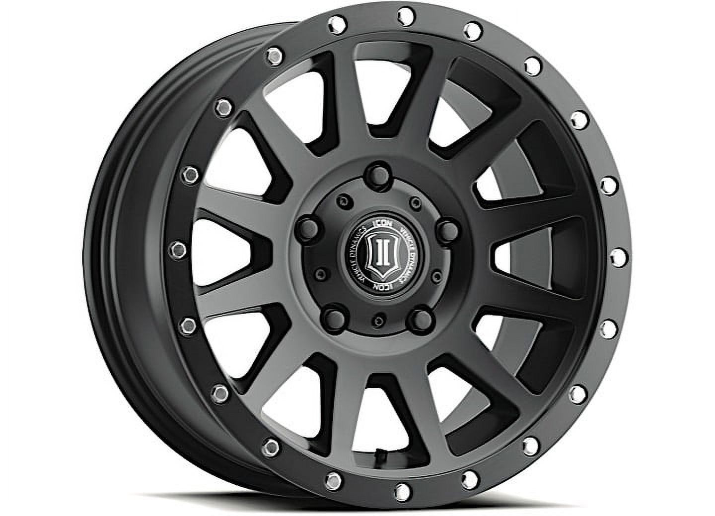Icon Vehicle Dynamics 2017857345Sb 17 X 8.5 Compression 5 X 5In 4.5Inbp -6Mm Offset- Sat Black Fits select: 2010-2015 JEEP GRAND CHEROKEE, 2021 JEEP WRANGLER UNLIMITED