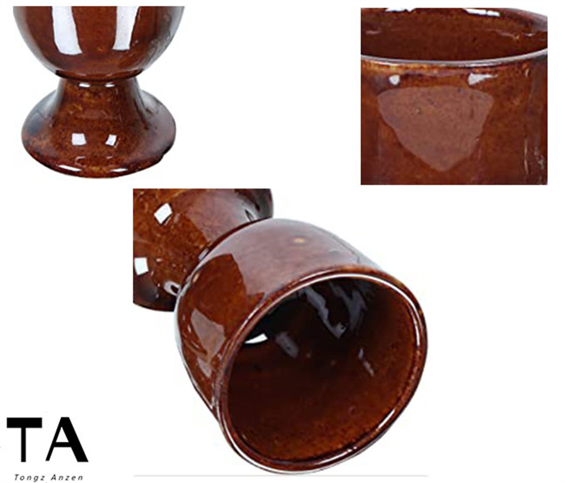 Boiled egg tray | Ceramic Egg Cup Set 124 Ceramic Egg Tray ceramic housewarming gift set 2 pieces ()